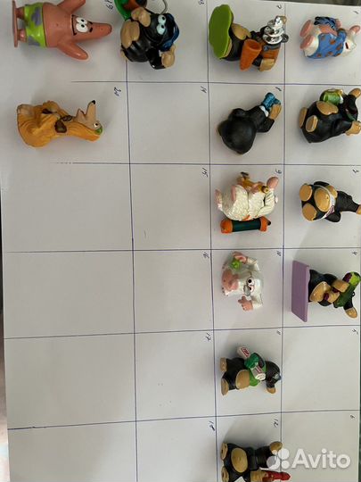 Киндеры Миссия крот, городские собаки, губка боб