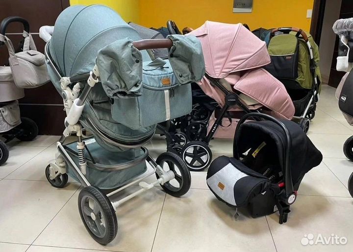 Детские коляски для новорожденных 0+