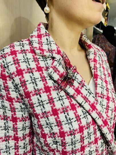 Твидовый жакет 40 42