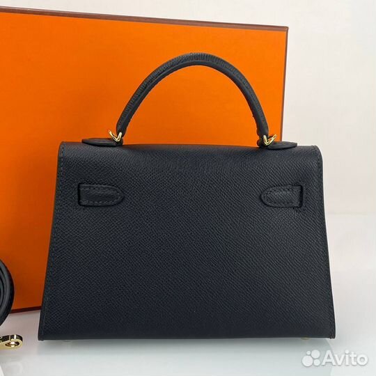 Сумка женская Hermes Kelly mini black