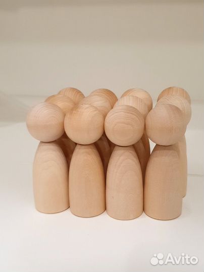 Деревянные человечки 12 шт