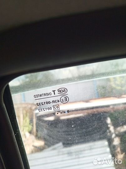 Стекло заднее правое LADA Granta fl