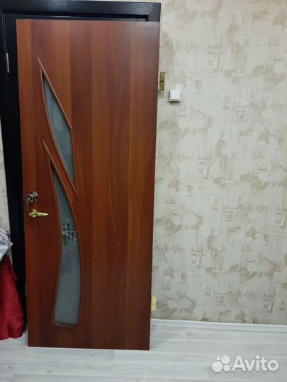 Дверь межкомнатная со стеклом бу