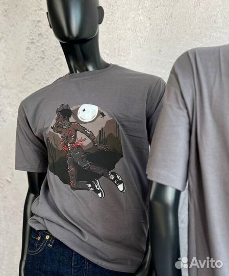 Футболка Nike Jordan 1 Travis Scott Cactus Jack