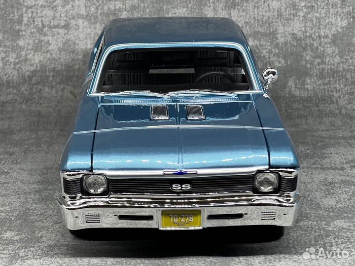 Модель chevrolet nova ss 1970 1/18 maisto