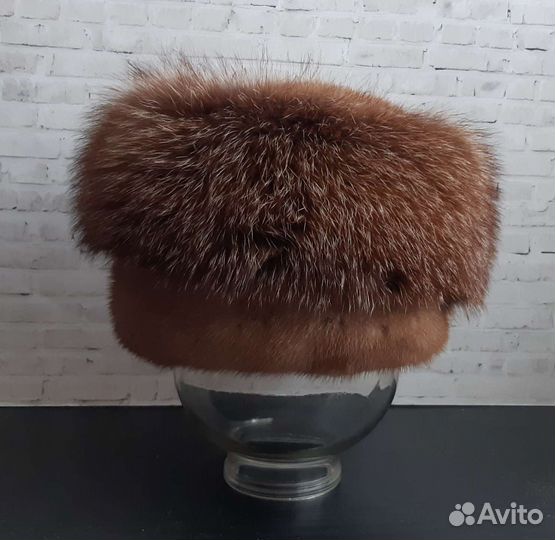 Шапка норковая женская бу