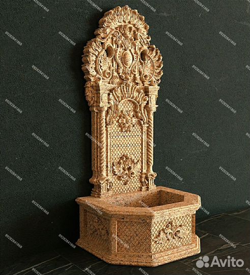 Декоративный фонтан садовый