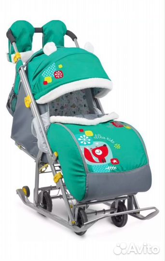 Санки коляска ника kids