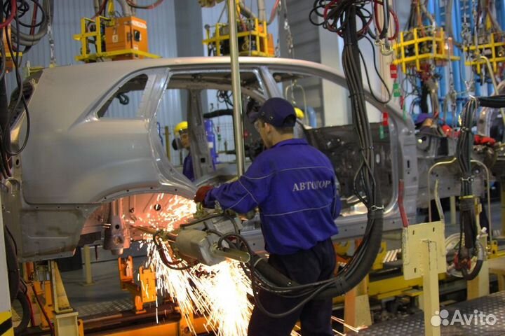 Разнорабочий на сборку автомобилей Вахта