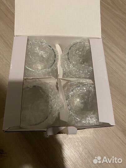 Стеклянные низкие бокалы 425 мл