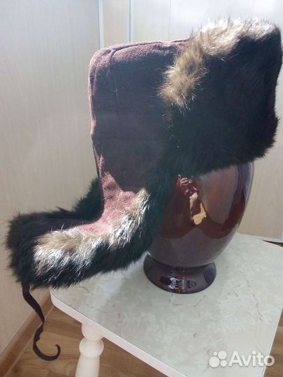 Мужская шапка ушанка