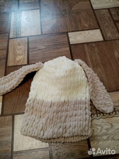 Шапочка для девочки на весну