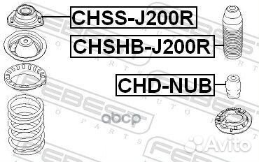 Опора амортизатора chevrolet lacetti 03- зад