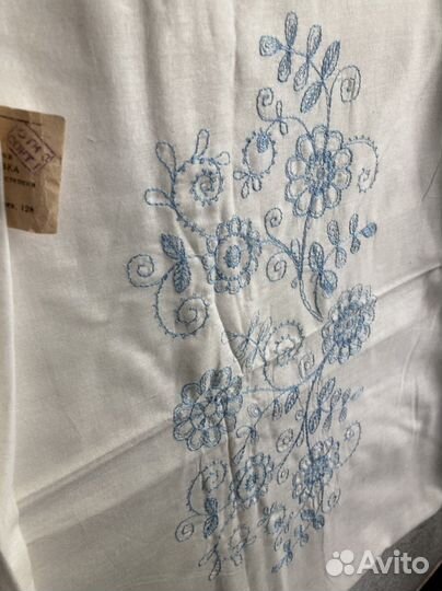 Пододеяльник с вышивкой,2х сп СССР