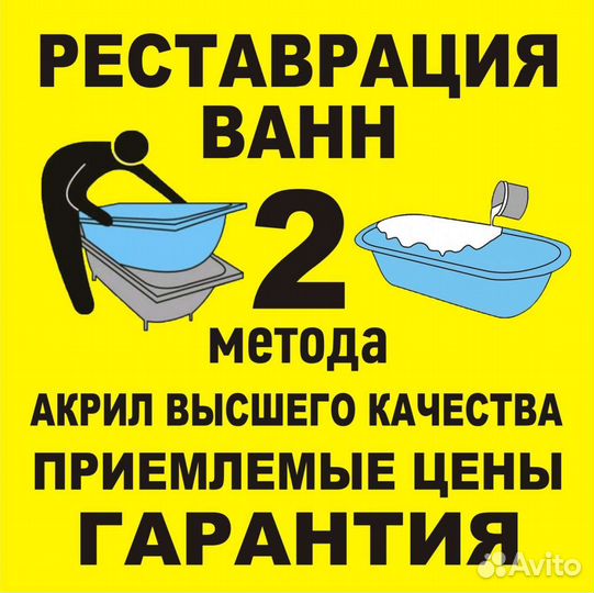 Реставрация ванн.Два метода