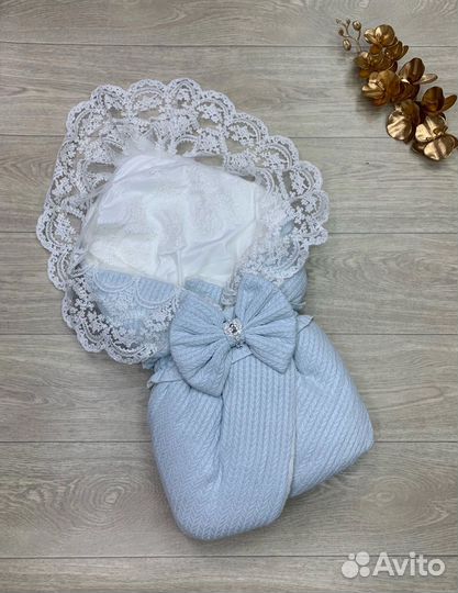 Конверт на выписку для мальчика весна осень