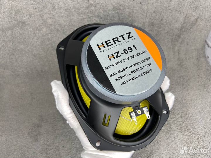 Динамики Hertz овалы 6*9 620w