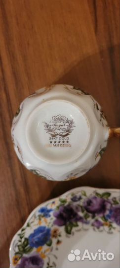 Чашка с блюдцем чайная пара СССР