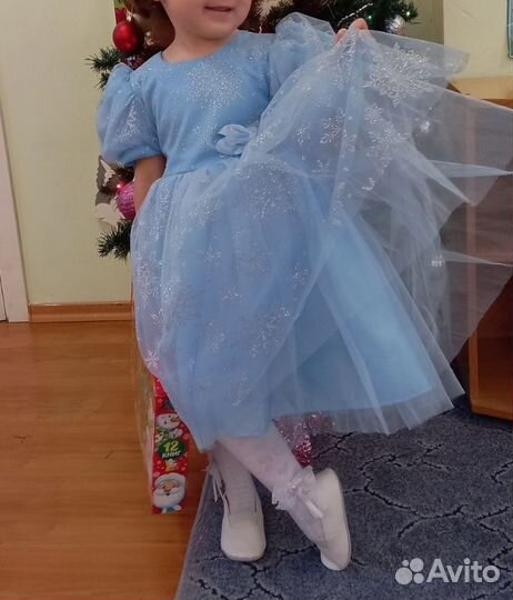 Платье снежинки