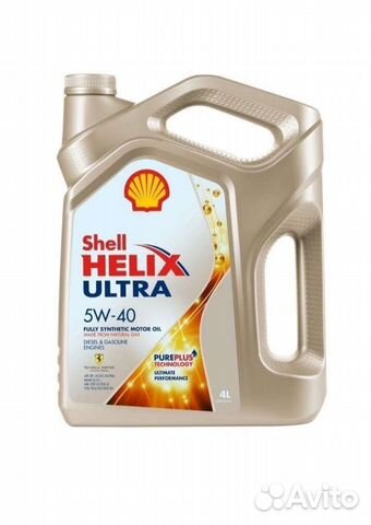 Масло моторное Shell helix ultra 5w-40