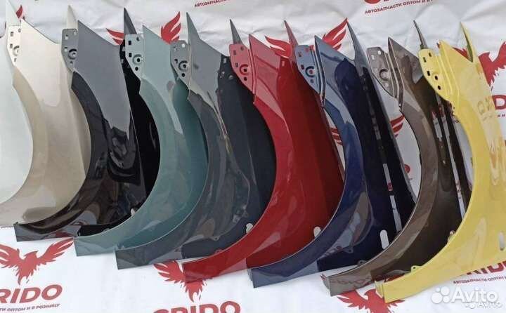 Крылья Volkswagen Polo в цвет