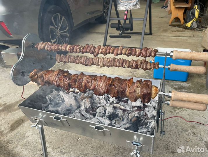 Мангал с электроприводом