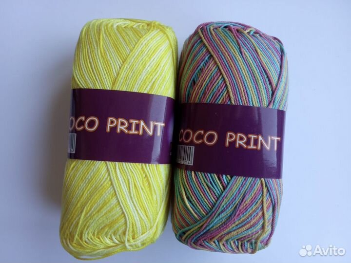 Пряжа Сосо принт
