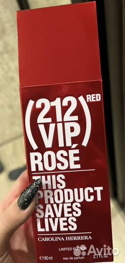212 (RED) VIP rose Парфюмерная вода