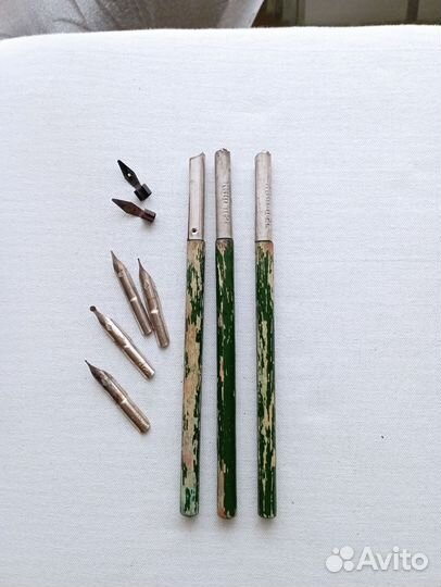 Плакатные перья, ручки для перьев, СССР