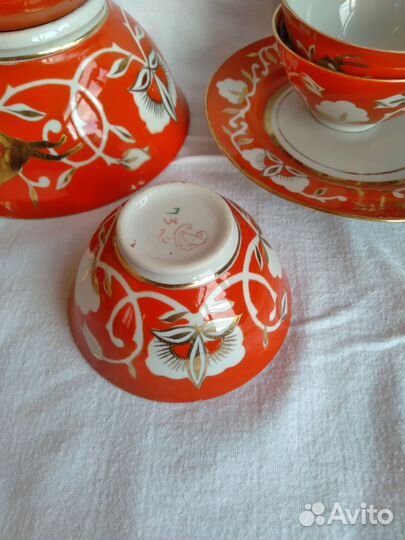 Чайный сервиз Золотой олень