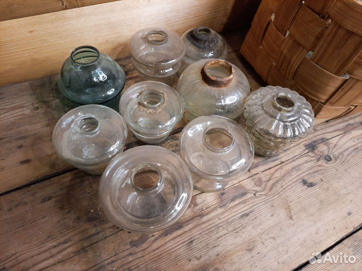 Колбы От Ламп Цветное Прозрачное Стекло 19'20