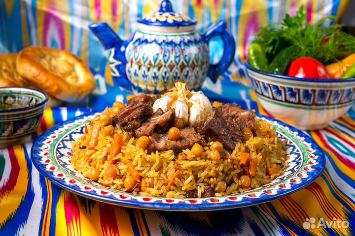 Плов, Шашлык, Шурпа.Блюдо для плова