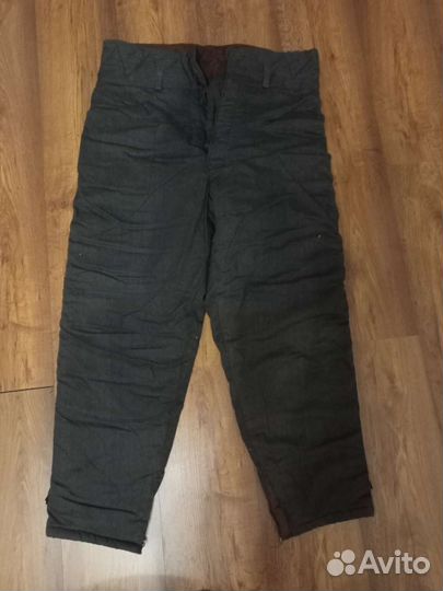 Ватные штаны СССР для рыбалки