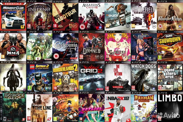 155 топовых игр PS3