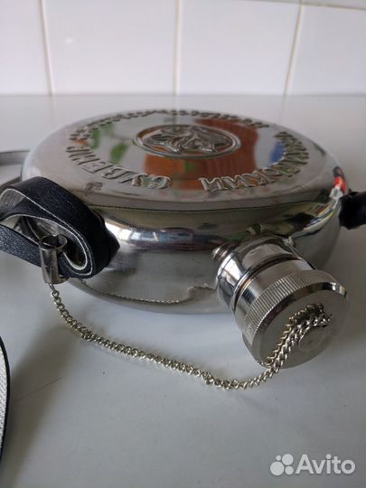 Металлическая фляжка Черкасский сувенир СССР