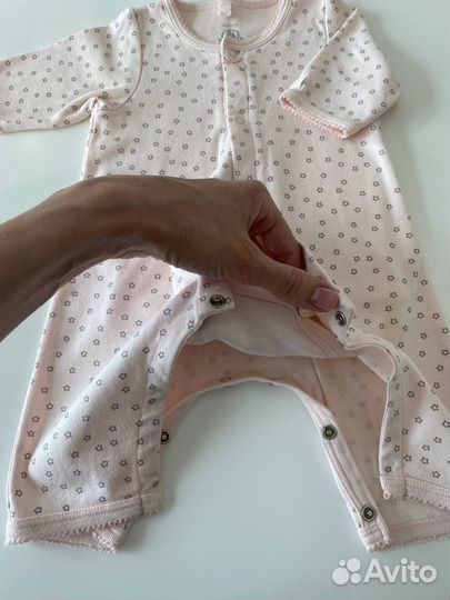 Слип и боди для девочки petit bateau