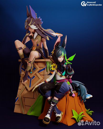 Фигурки аниме genshin геншин