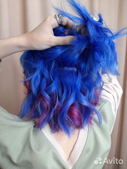 Модель на укладку волос локоны/волны