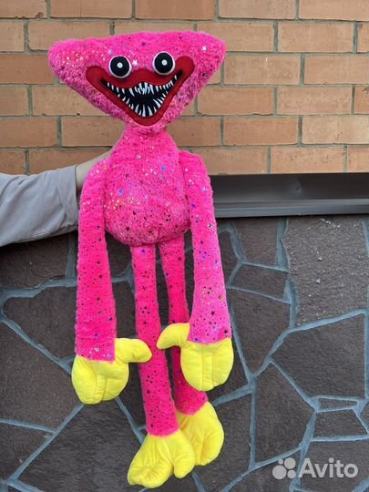 Мягкая игрушка блестящая Киси миси 1 метр