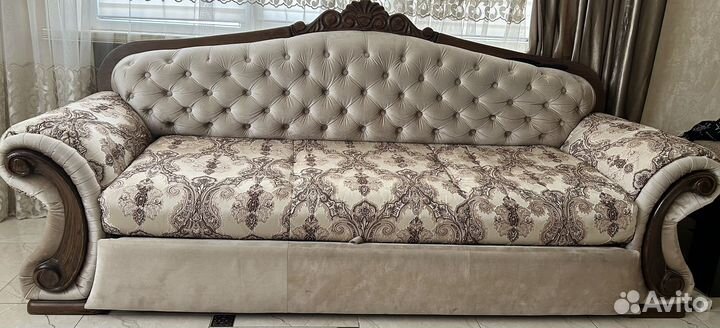 Диван раскладной, с 2 креслами