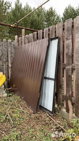 Ворота распашные бу