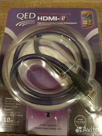 Кабель hdmi QED Performance -E 1.0m