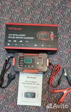Зарядное устройство новое для акб авто