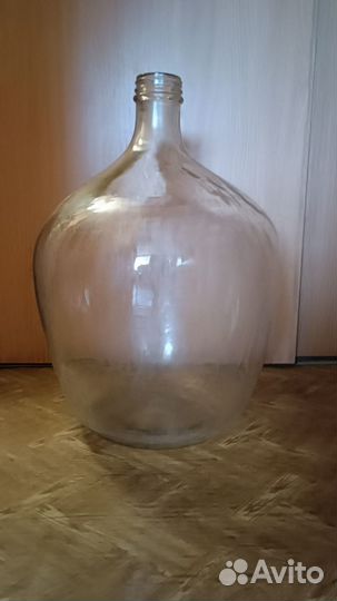 Бутыль стеклянная 50 литров