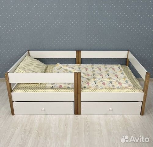 Детская кровать от 2 лет с бортиками