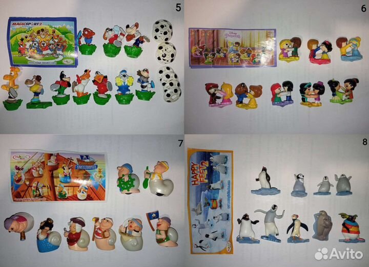 Серии киндер сюрприз