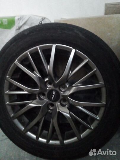 Колеса JWC r17 5x114,3. Шины 215/55 r17 yokohama