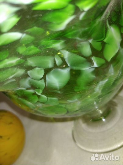 Ваза сульфидное стекло СССР