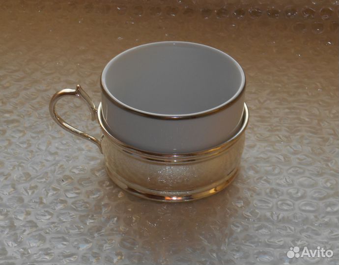 LUX Сервиз Chinelli Фарфор Посеребрение Италия