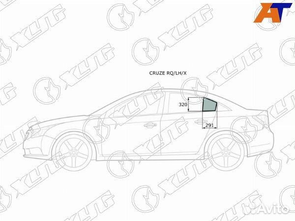 Стекло форточки daewoo lacetti